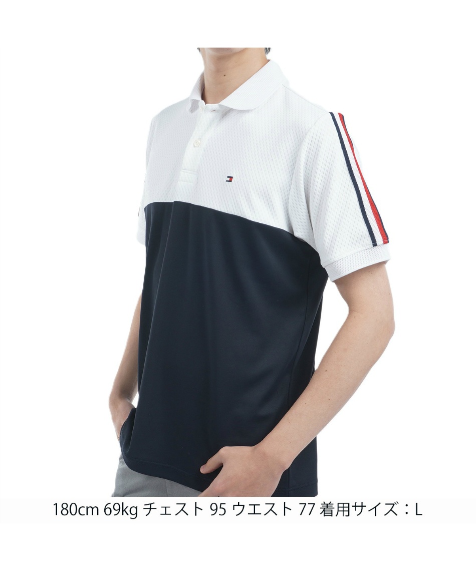  SPORT トミースポーツ デザイン ポロシャツ ゴルフウェア 半袖 トミーヒルフィガーゴルフ(TOMMY HILFIGER GOLF) ゴルフウェア