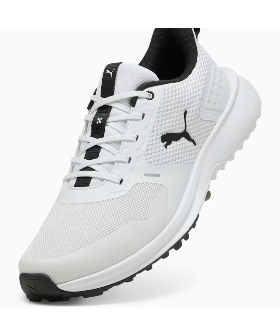 PUMA ORIGINAL ホワイト ゴルフシューズ プーマ(PUMA) ゴルフシューズ スパイクレス フュージョングリップ6