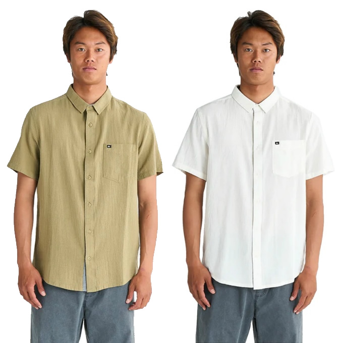 クイックシルバー QUIKSILVER 半袖シャツ TIME BOX メンズ シャツ EQYWT04622