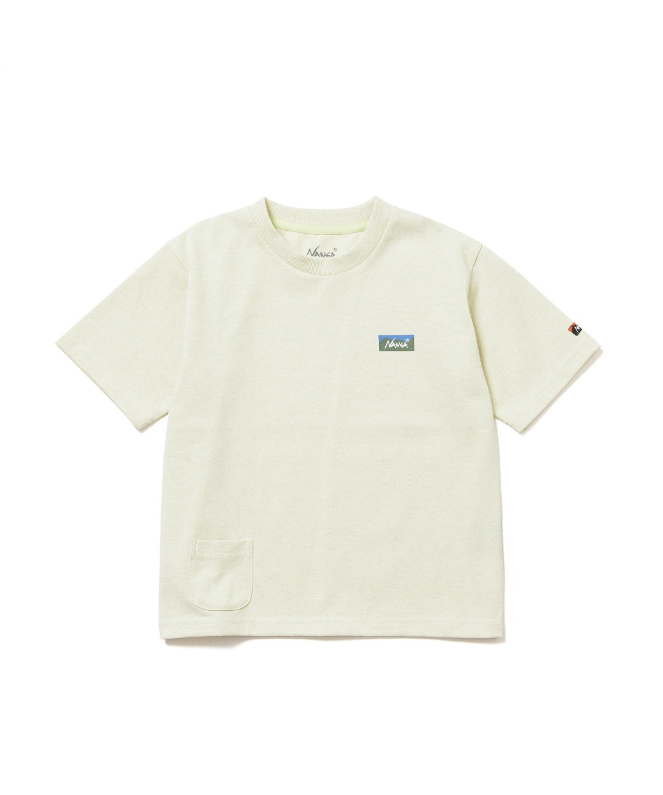 ナンガ(NANGA) Tシャツ 半袖 エコハイブリッド ミニボックスロゴ