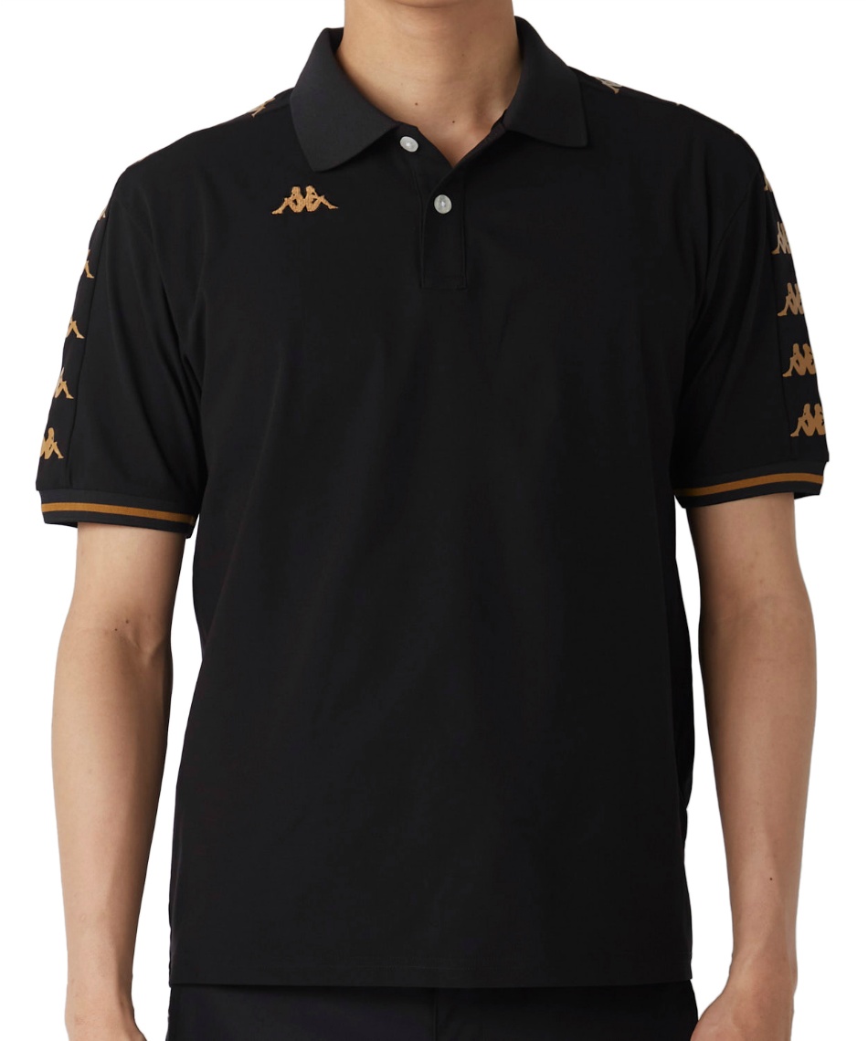 Kappa GOLF メンズブルゾン　ブラック　LL KAPPA GOLF カッパゴルフ 4way 裏メッシュ ブルゾン ブラック系