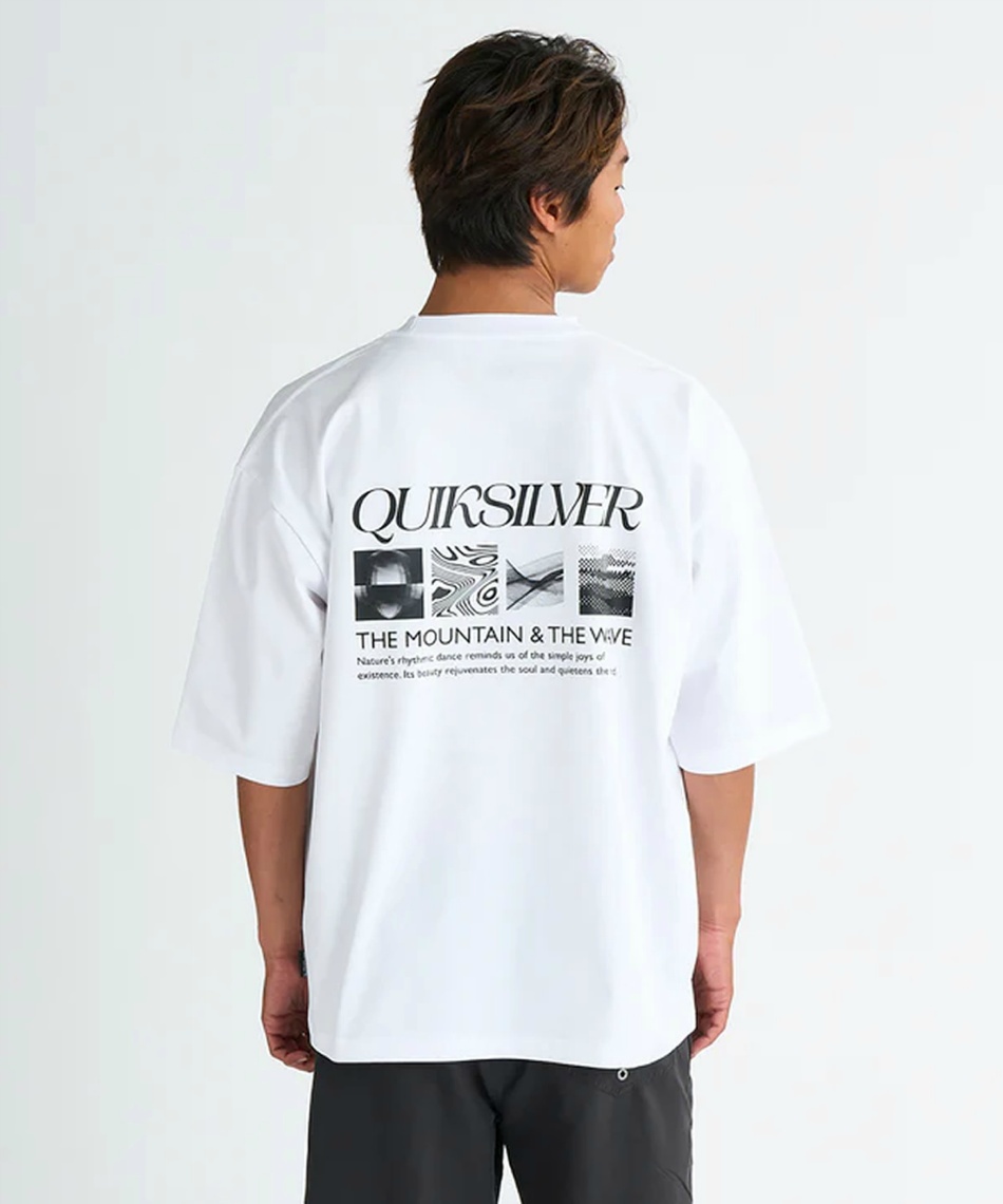 クイックシルバー Quiksilver 半袖ラッシュガード/Tシャツ XL クイックシルバー（Quiksilver）ラッシュガード 半袖 Tシャツ UV