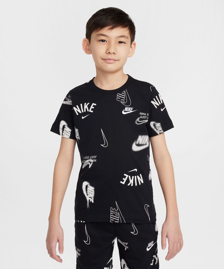 ナイキ　ロゴT ナイキ(NIKE) Tシャツ 半袖 J NSW AOP ロゴTシャツ HQ9292-010