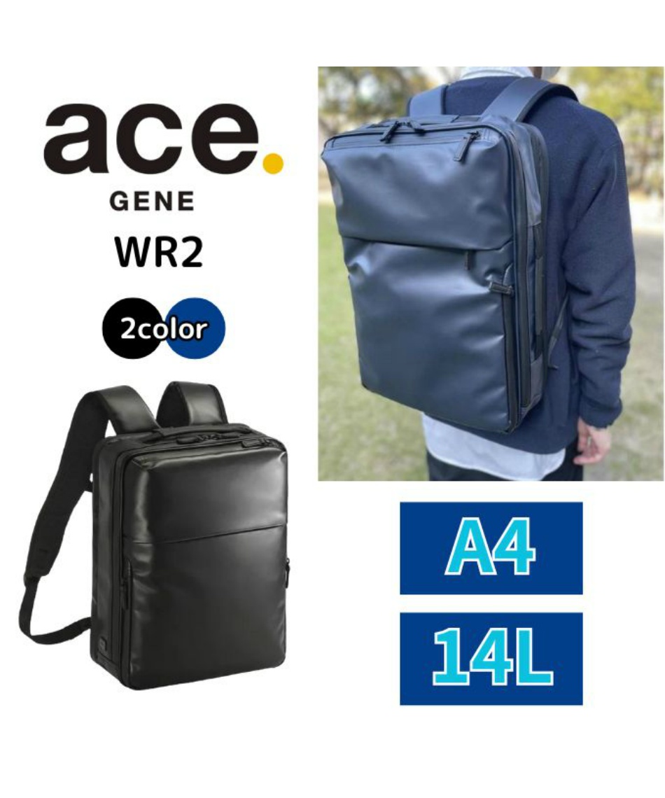 ace．GENE バックパック エース ガジェタブルWR2 6866200 【ご自宅配送