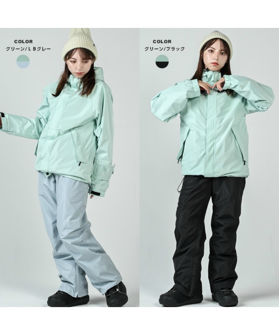 レディース スノーウェア ボードウェア 上下セット EC610312E57 【ご