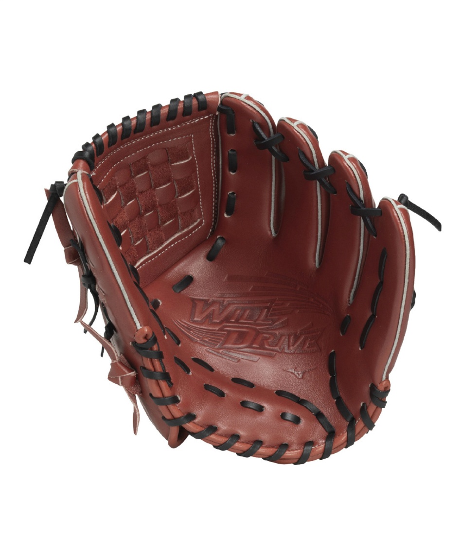 ミズノ(MIZUNO) 野球 一般軟式グローブ 投手 軟式用WILL DRIVE RED IBE