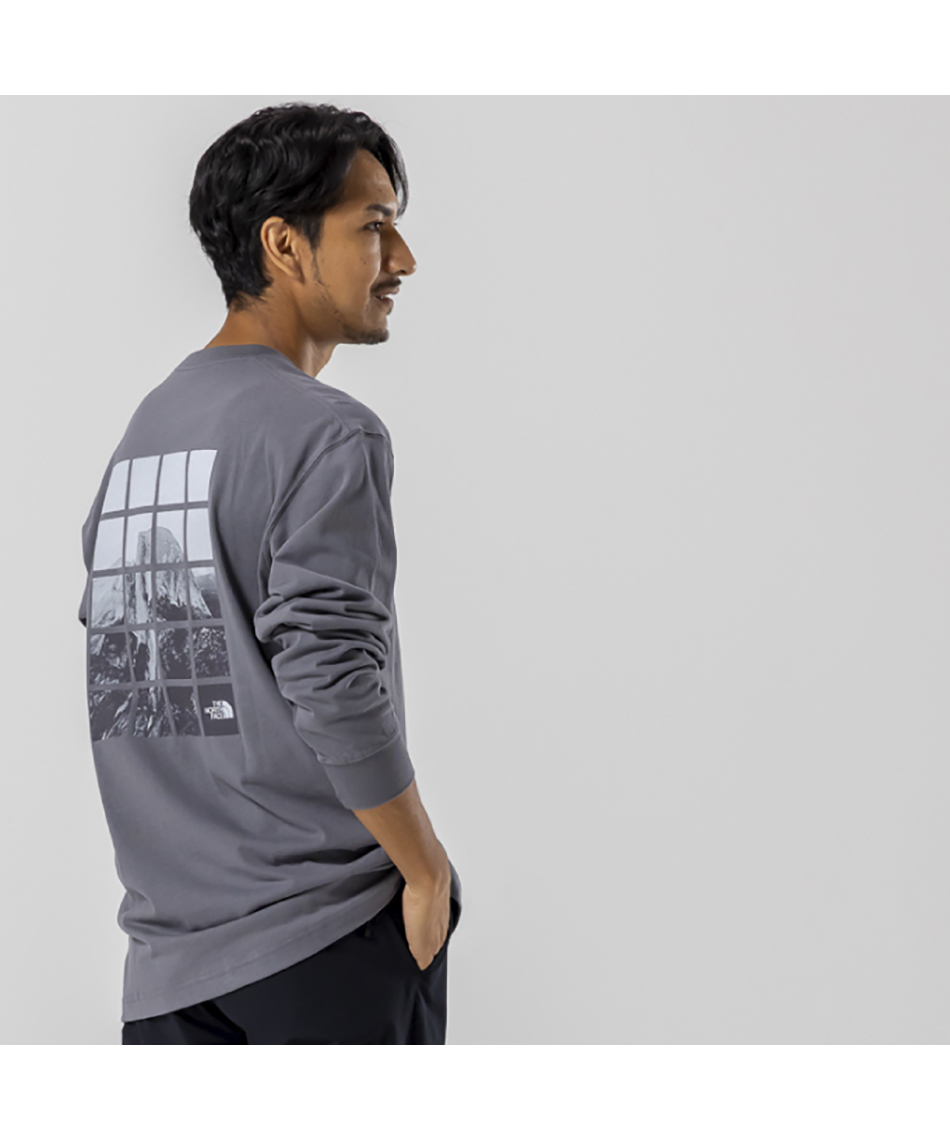 Tシャツ 長袖 ハーフドーム ウィンドウ 長袖 T NT82546-SP 【国内正規