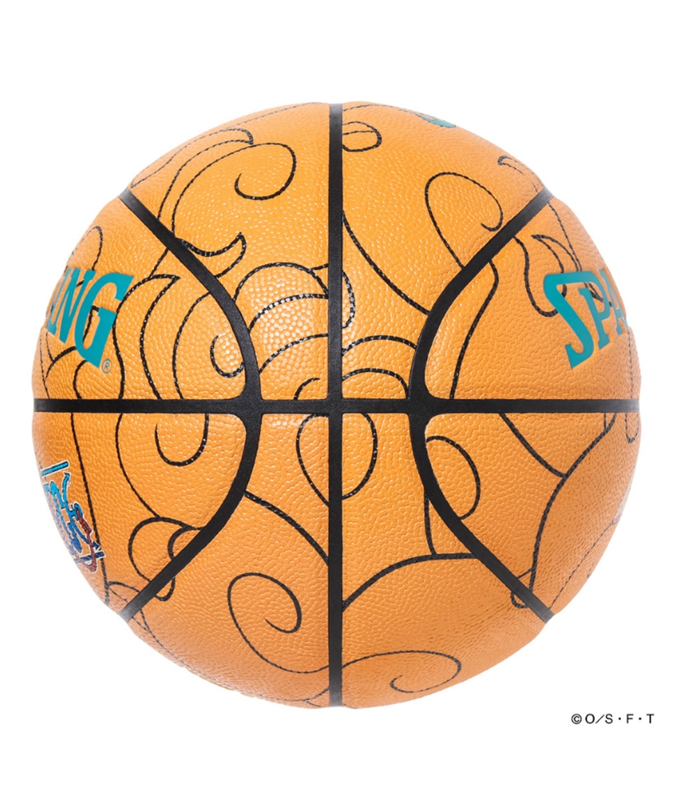 スポルディング(SPALDING) バスケットボール 7号球 ONE PIECE メラメラ
