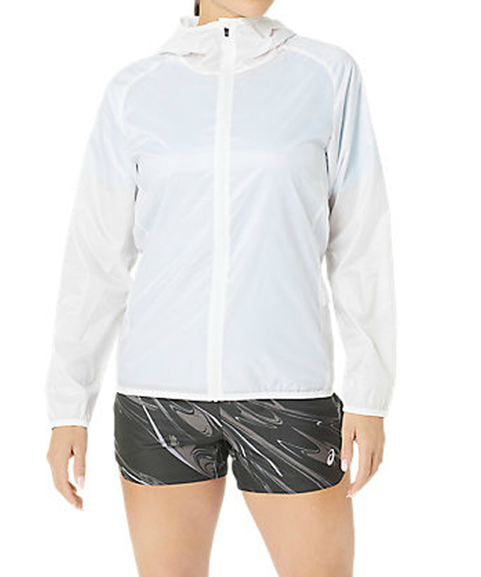 アシックス(asics) ウインドブレーカー ジャケット レディース ウイメンズランニングパッカブルライトジャケット 2012C875-100 アシックス(asics) ウインドブレーカー ジャケット ウイメンズ