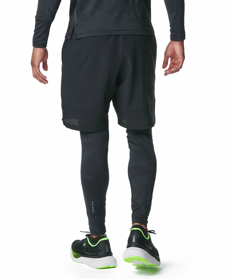 ロングタイツ UA MOTIVATE JACQUARD LEGGINGS UA モチベイト ジャ