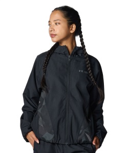 l|Cg90pt yzA_[A[}[(UNDER ARMOUR) EChu[J[ WPbg UA TRICOT WOVEN PRINT FULL-ZIP HOODIE 6010220-001 fB[X 001 LG