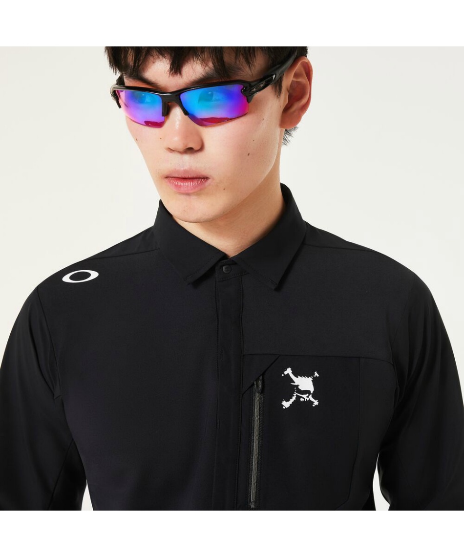 オークリー(OAKLEY) ゴルフウェア 長袖シャツ SKULL IDEALLY HYBRID LS