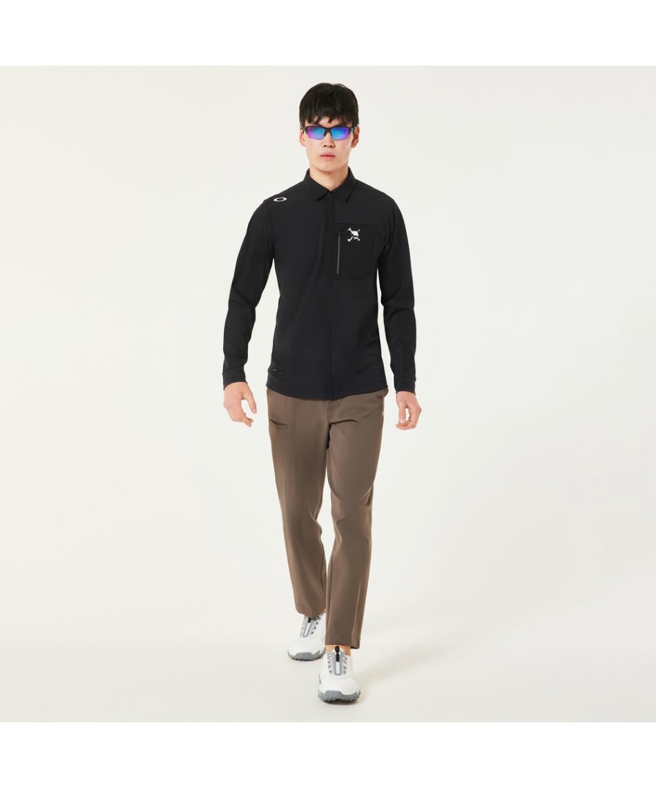 オークリー(OAKLEY) ゴルフウェア 長袖シャツ SKULL IDEALLY HYBRID LS