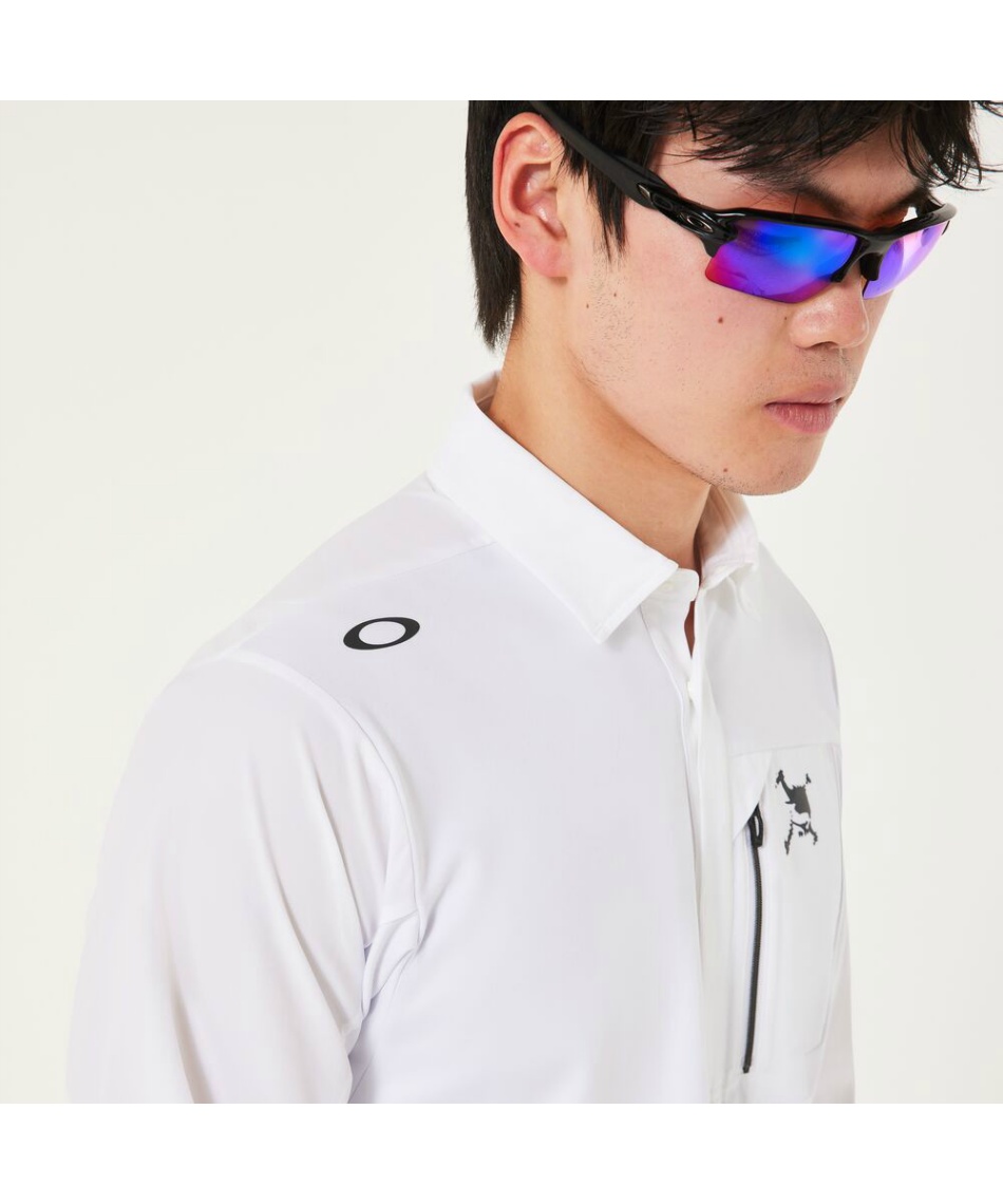 オークリー(OAKLEY) ゴルフウェア 長袖シャツ SKULL IDEALLY HYBRID LS