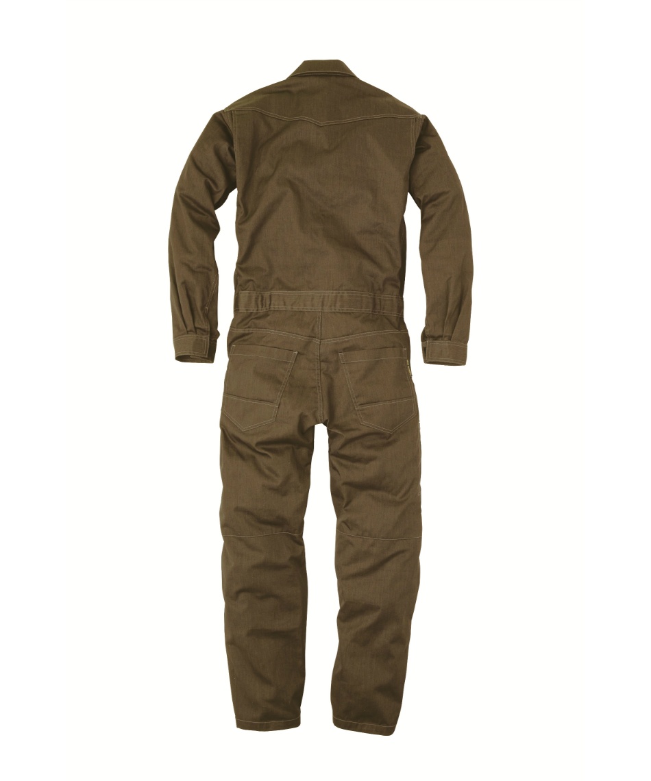 つなぎ メランジ調ワンプリーツ長袖ツナギ GE-430 【ご自宅配送限定