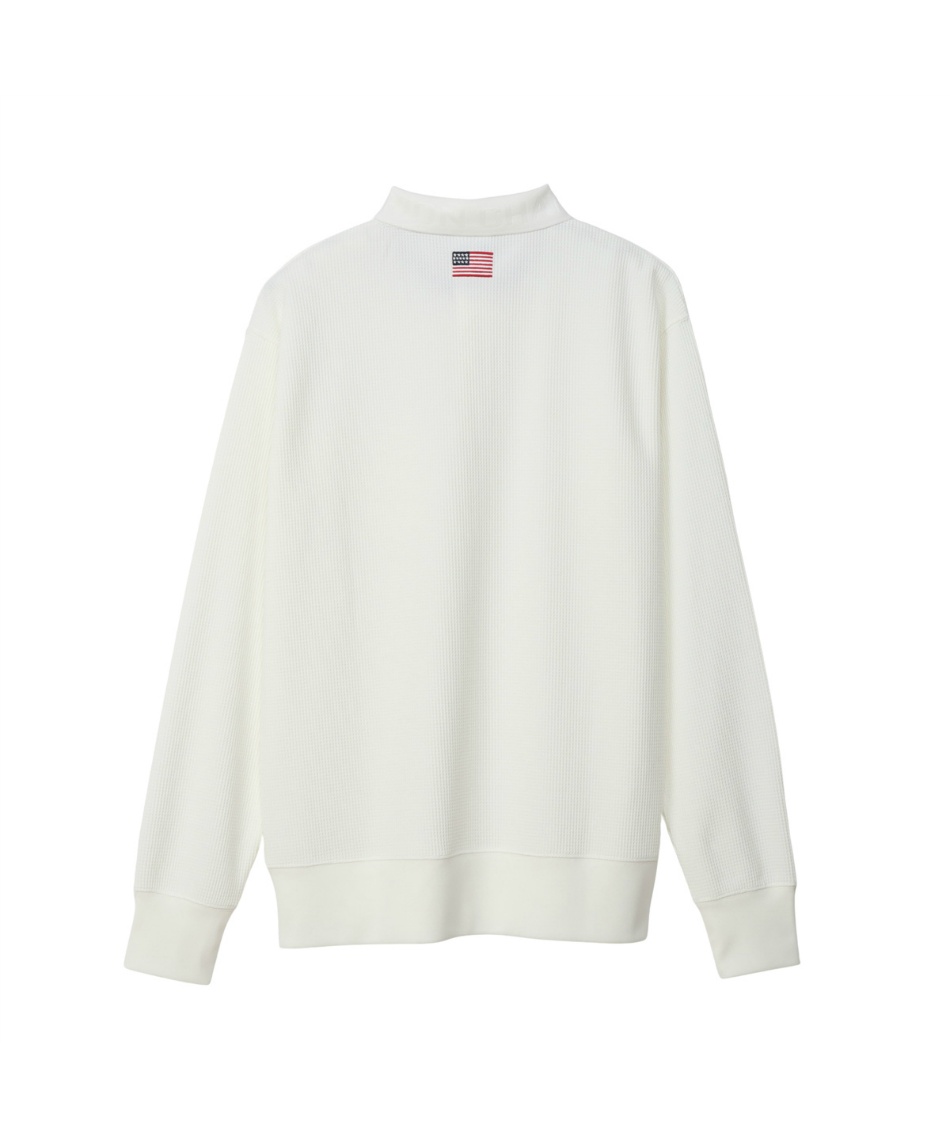 チャンピオン(Champion) ゴルフウェア ポロシャツ 長袖 ワッフル長袖