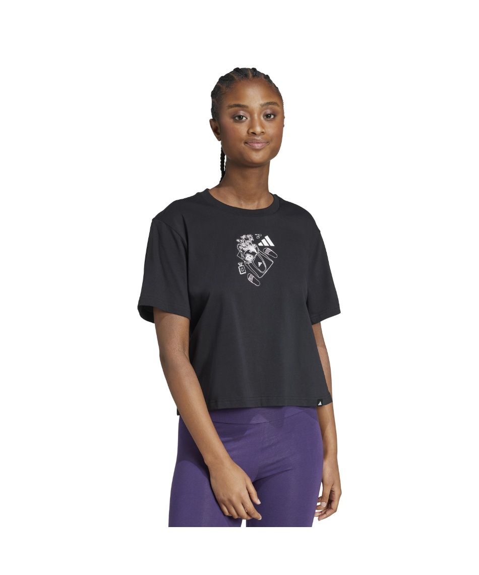 アディダス(adidas) Tシャツ 半袖 ミニグラフィックTシャツ JV6089