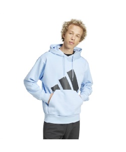 獲得ポイント65pt 【送料無料】アディダス(adidas) スウェットパーカー エッセンシャルズ ビッグロゴ フリースパーカー KTF12-IN6153 メンズ SAX/BK XL