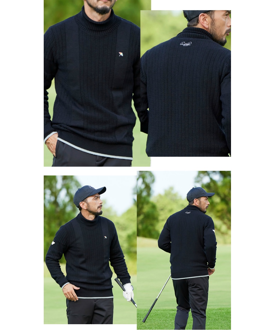 ゴルフウェア セーター タートルネックセーター AP220204E03 【2025年