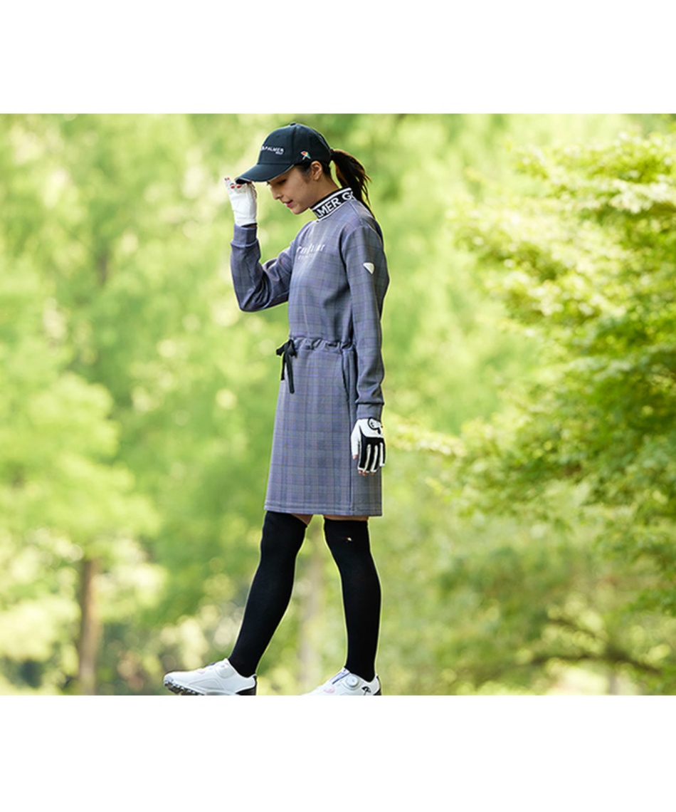 ゴルフウェア ワンピーススウェットシェイプワンピースAP220412E03