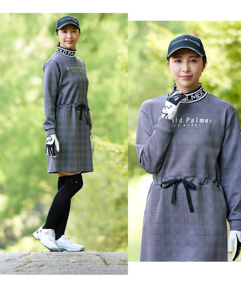 ゴルフウェア ワンピーススウェットシェイプワンピースAP220412E03