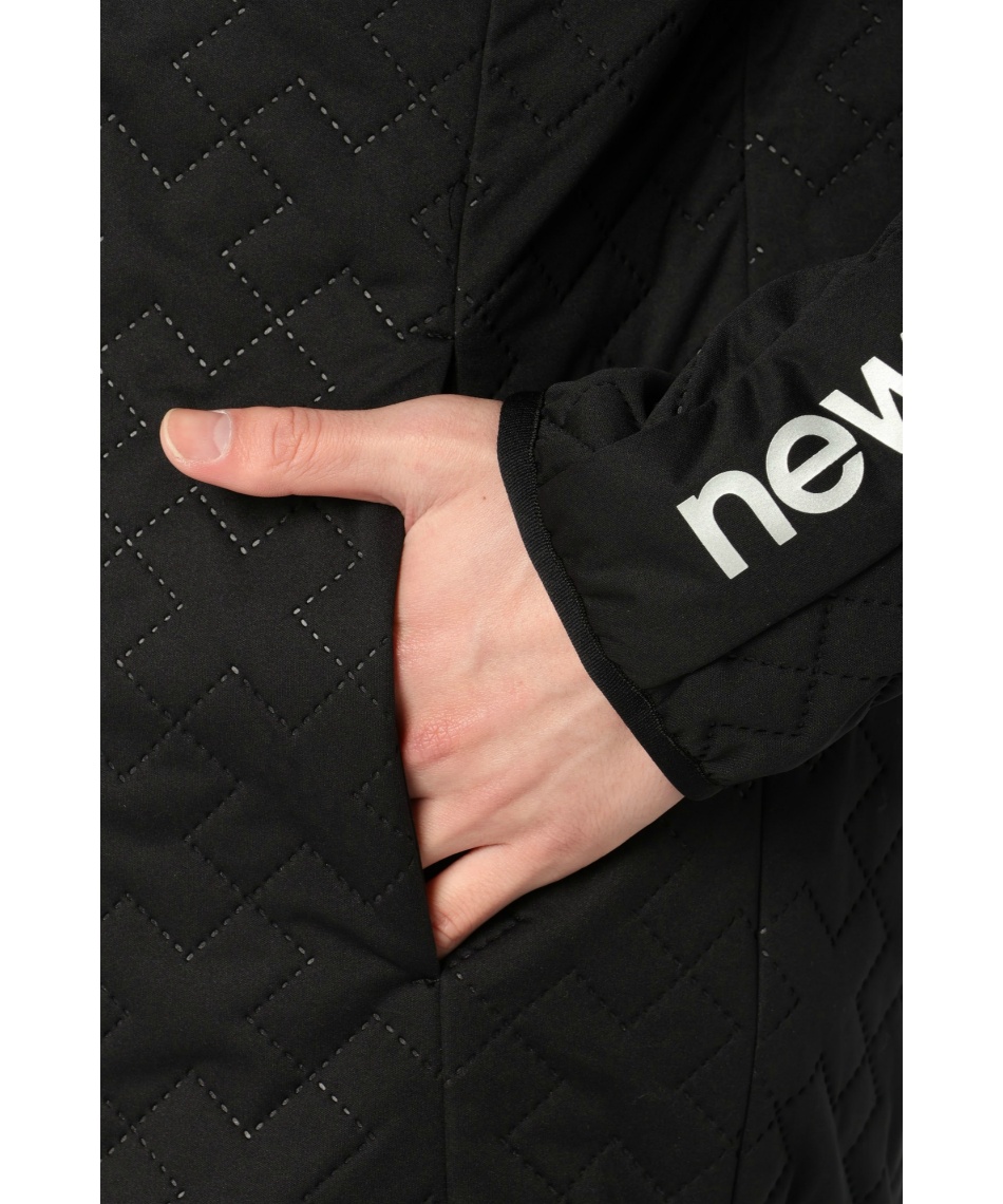 美品 New Balance キルトジャケット フルジップ ハニカム ゴルフ New