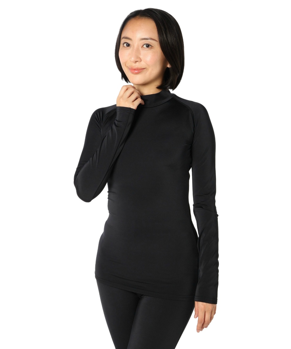 アンドライフ(&life) アンダーウェア 長袖 F モックネック Sアンダー