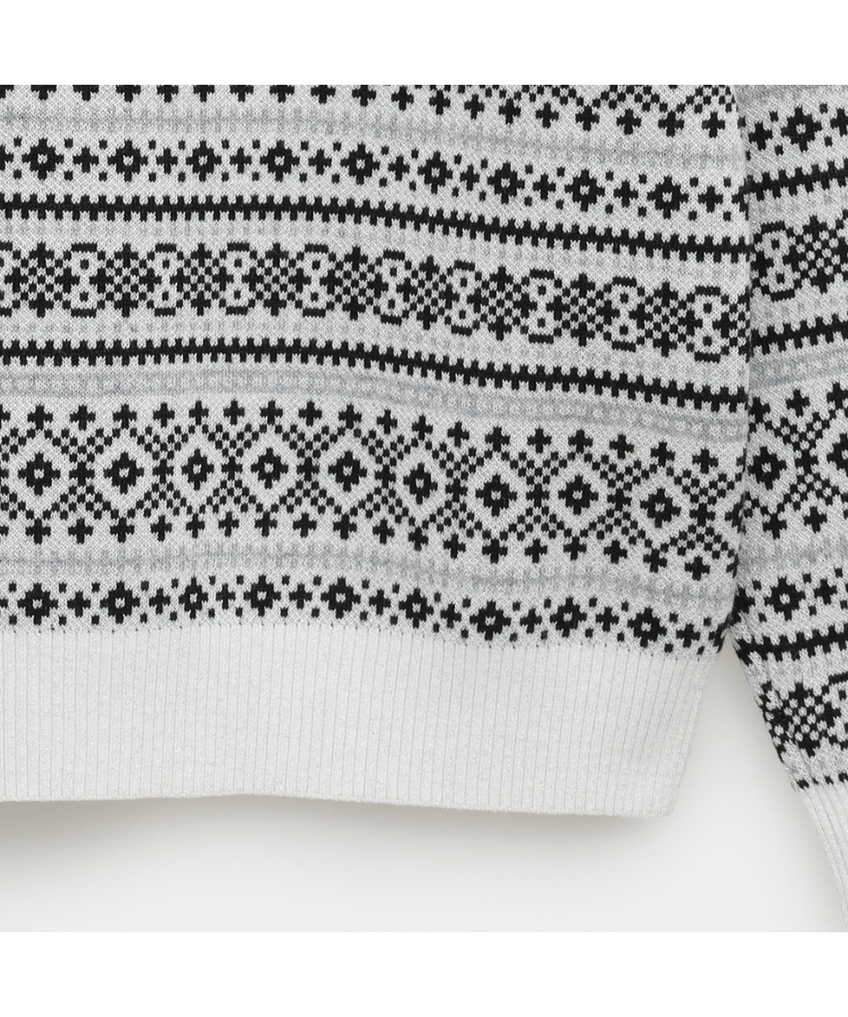 美品 callaway ノルディック柄 裏地付き ニット ニット キャロウェイ キャロウェイ(Callaway) ゴルフウェア セーター ノルディック