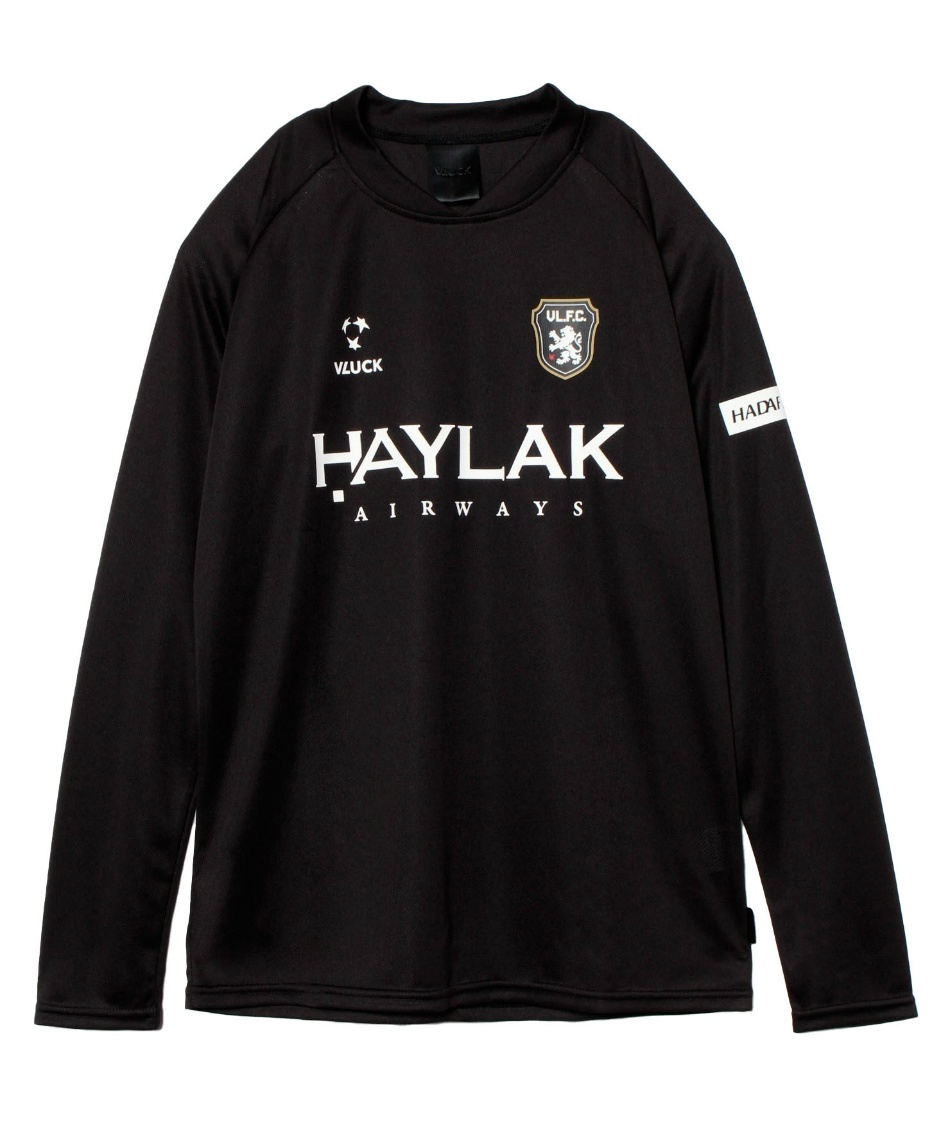 ブラック(VLUCK) サッカーウェア 長袖シャツ 定番 プラクティスシャツ