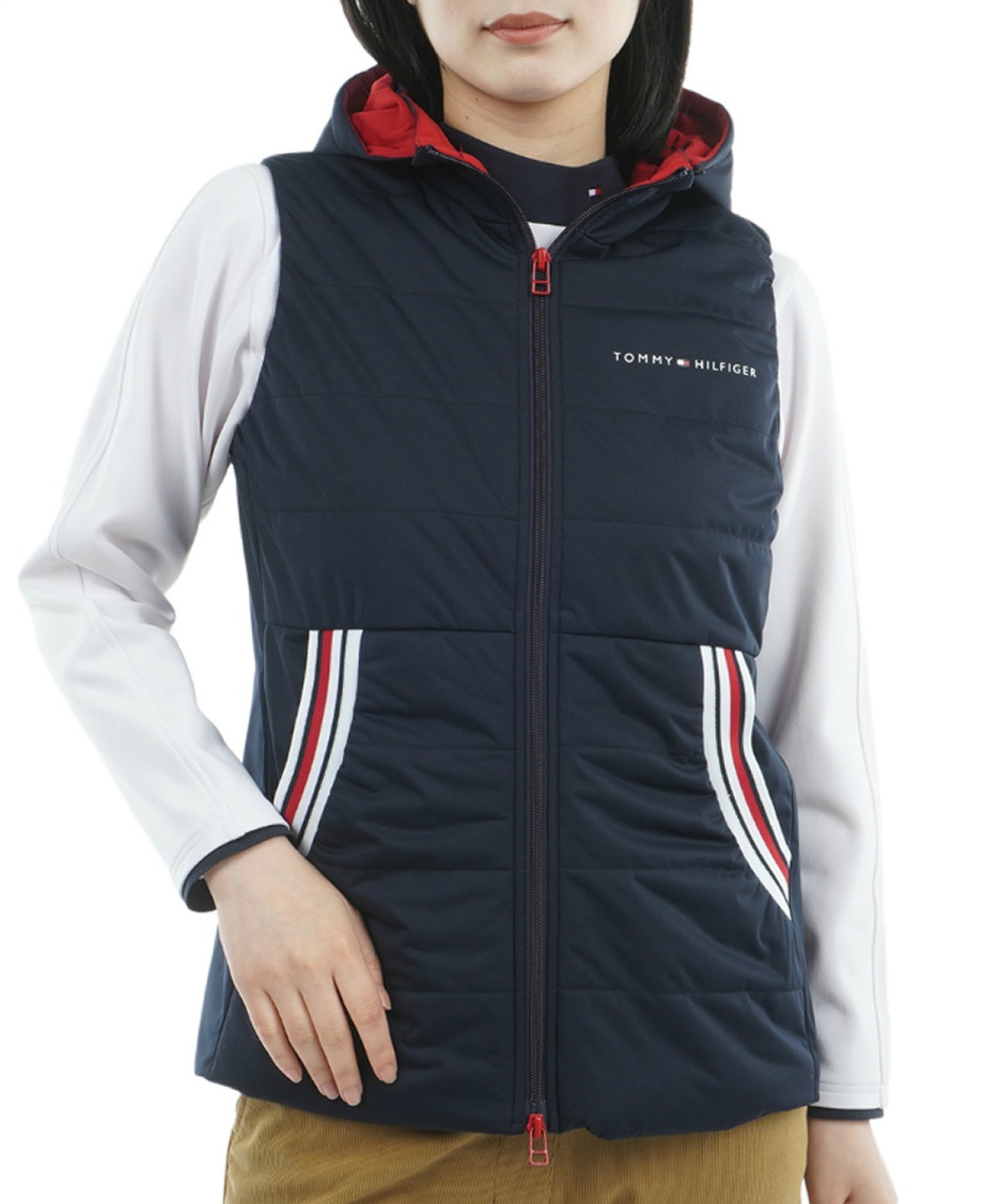 l|Cg260pt yzg~[qtBK[St(TOMMY HILFIGER GOLF) StEFA xXg  LgxXg THLA581 y2025NH~fz fB[X NVY M