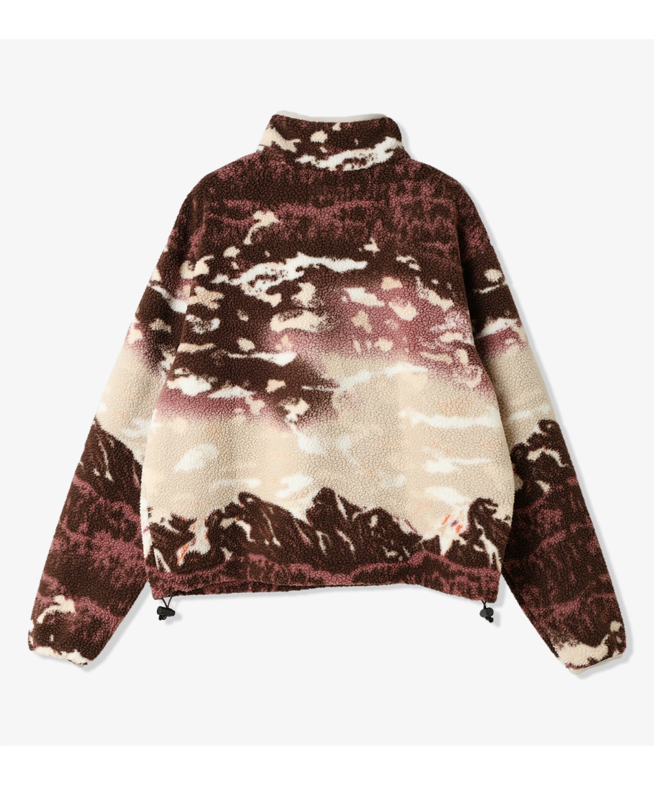 フリース ジャケット ウィメンズヘルベチアII プリントクロップド