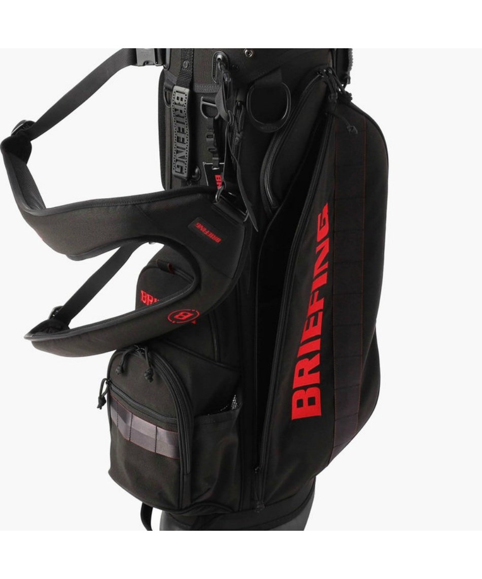 BRIEFINGキャディーバックCR-04 BEAMS別注 レッド BRIEFING（ブリーフィング） 最大P+16% バッグ キャディバッグ CR-4