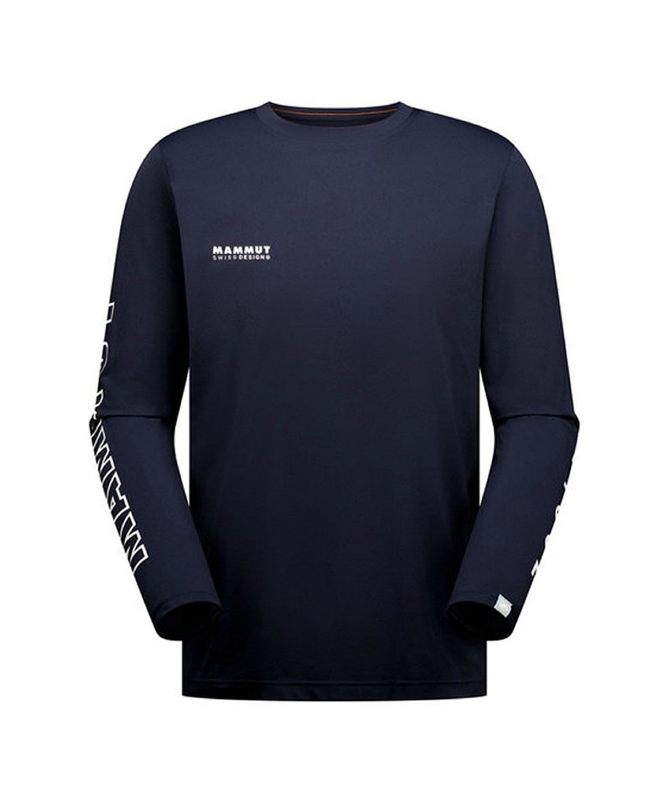 Tシャツ 長袖 QD ロゴ プリント ロングスリーブ Tシャツ アジアン