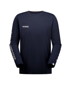 獲得ポイント76pt 15% OFF/SALE 【送料無料】マムート(MAMMUT) Tシャツ 長袖 QD ロゴ プリント ロングスリーブ Tシャツ アジアンフィット 1016-01030-50355 【国内正規品】 メンズ marinePRT3 M(EU−S)