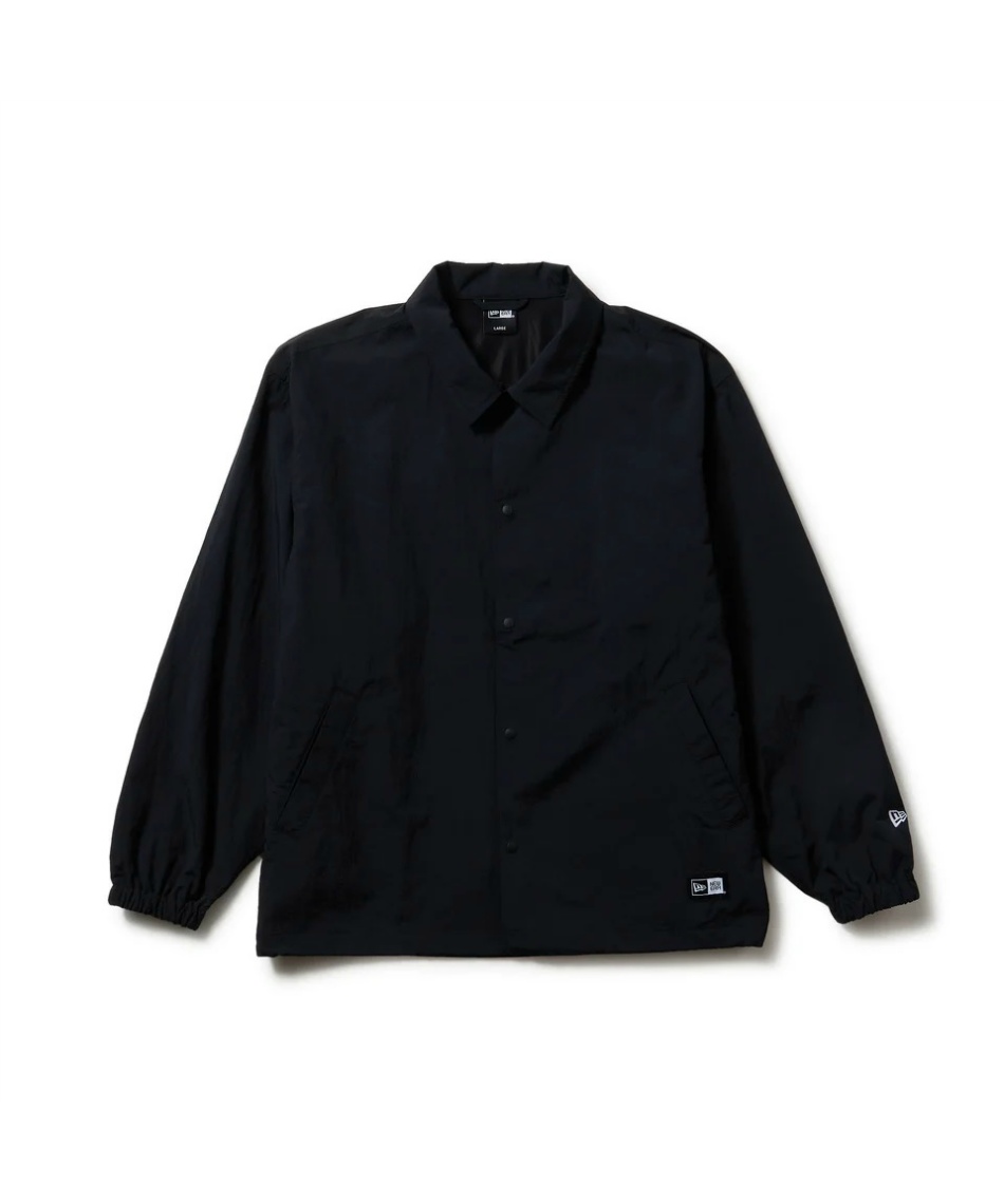 NEE コーチジャケット 黒 ニューエラ(NEW ERA) ジャケット ナイロン コーチジャケット ブラック