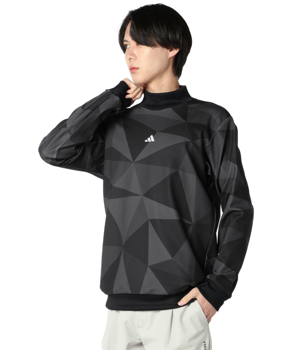 �l���|�C���g110pt �y���������z�A�f�B�_�X(adidas) �S���t�E�F�A �����V���c �W�I���g���b�N ���b�N�l�b�N �����X�g���b�`�V���c OFG56 �y�������K�i�z�y2025�N�H�~���f���z �����Y �u���b�N M