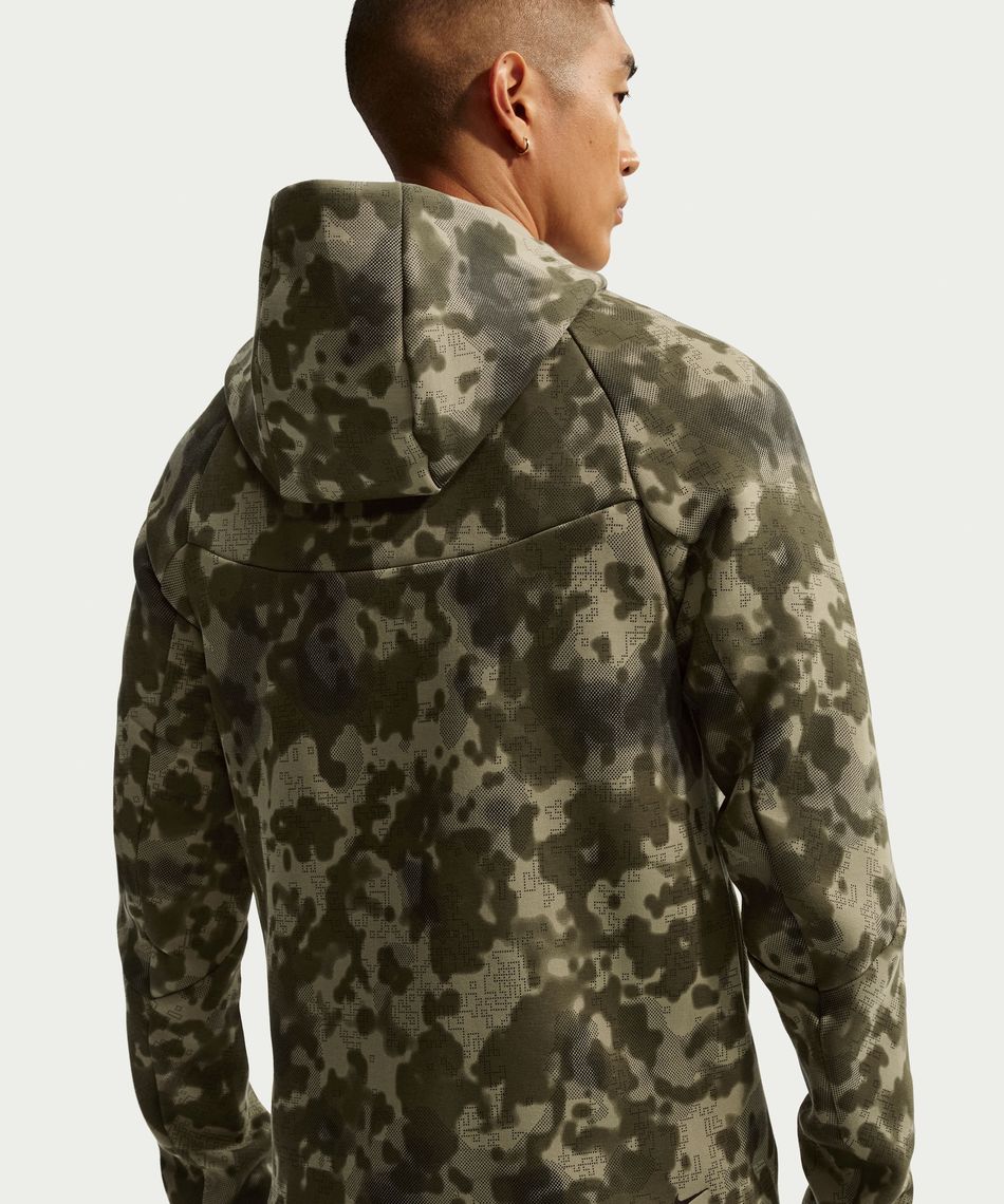 スウェットジャケット フルジップ フリース カモ ウィンドランナー