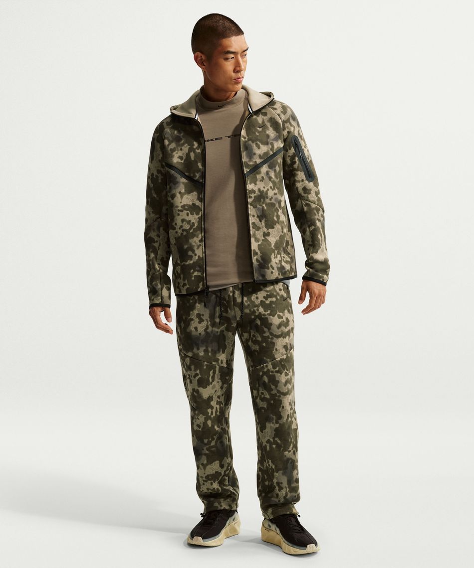 スウェットジャケット フルジップ フリース カモ ウィンドランナー