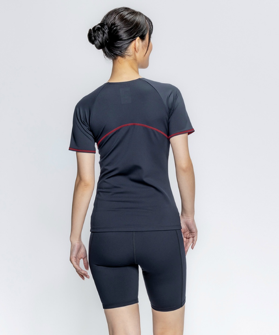ナイキ(NIKE) フィットネス水着 セパレート フルジップ半袖セパレーツ