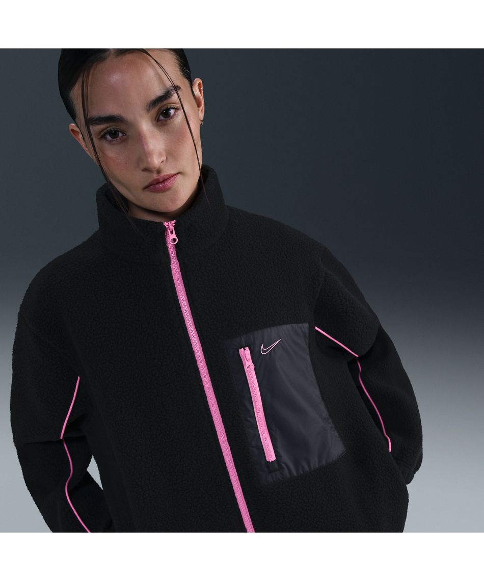 ナイキ(NIKE) アウタージャケット NSW LOGO シェルパ FZJK IM7485-010