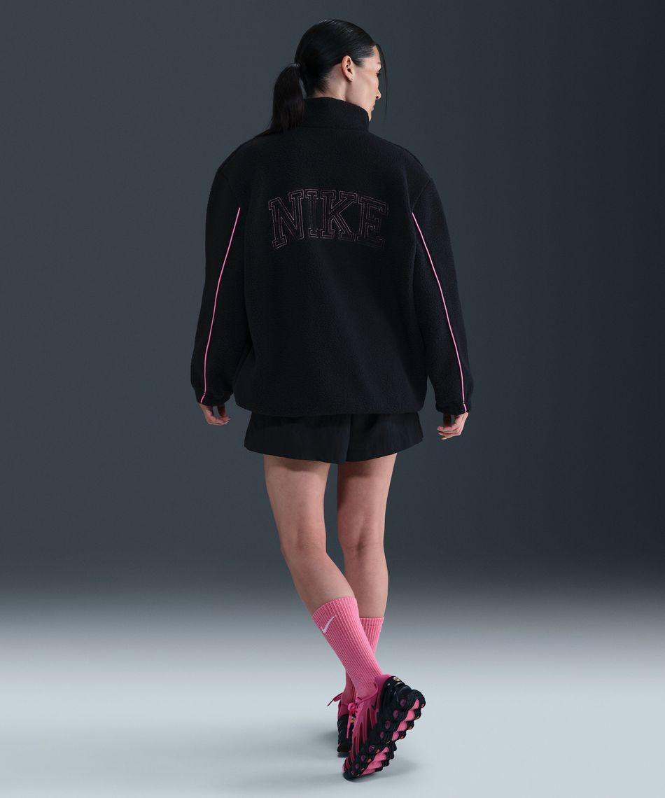 ナイキ(NIKE) アウタージャケット NSW LOGO シェルパ FZJK IM7485-010