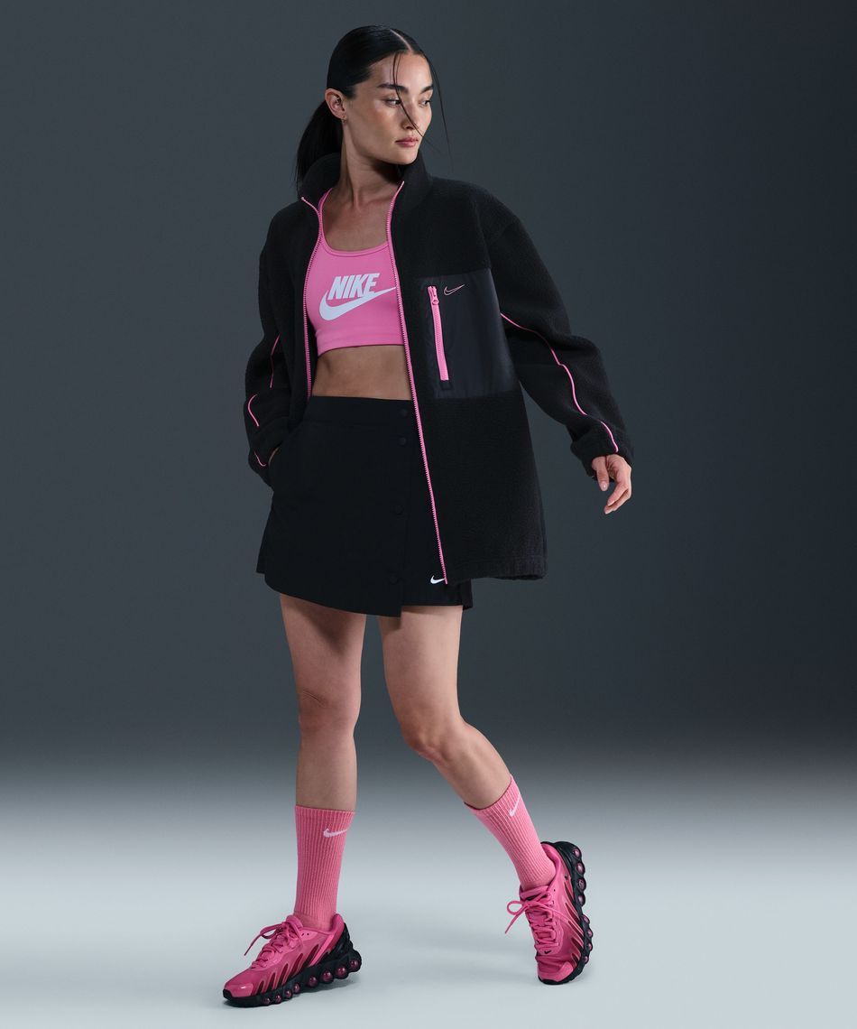 ナイキ(NIKE) アウタージャケット NSW LOGO シェルパ FZJK IM7485-010