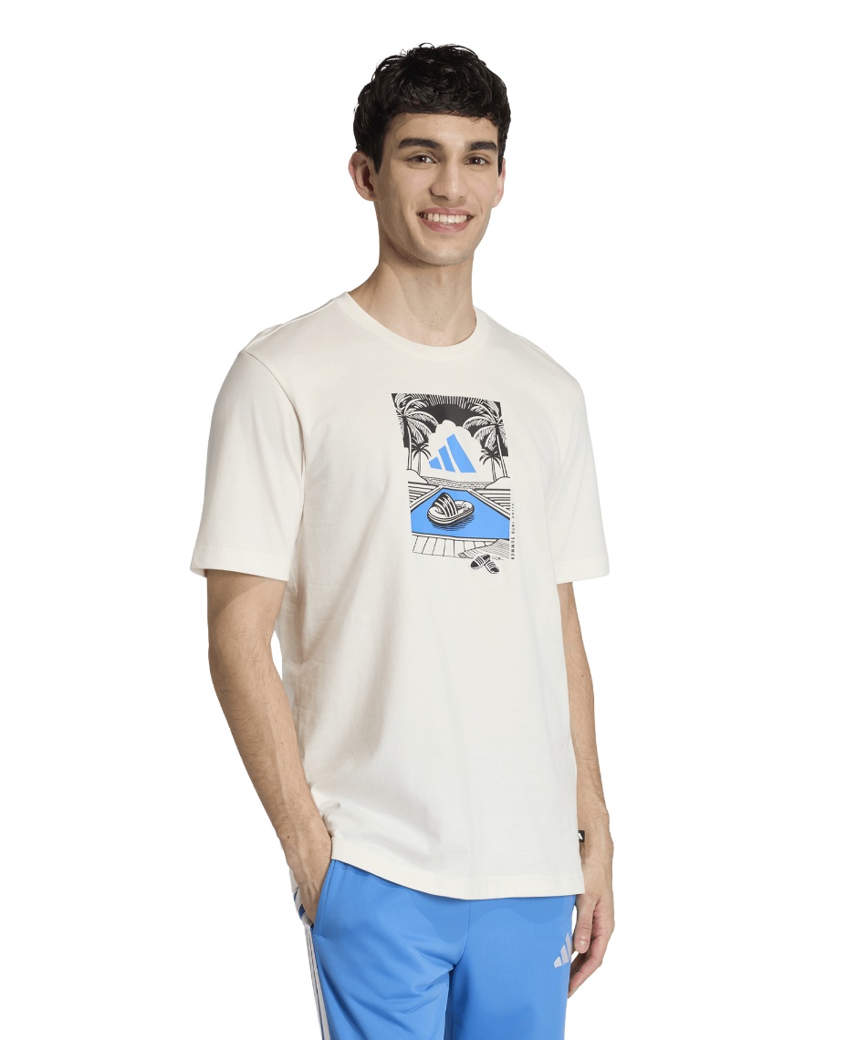 Tシャツ 半袖 SUMMER SLIDES RELAX GRAPHIC T-SHIRT JZ5001 P2742