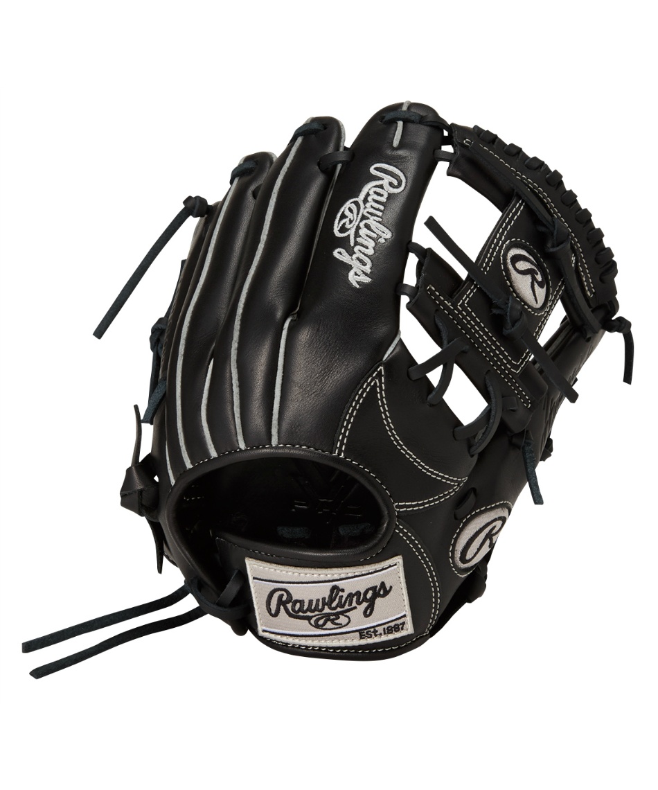 Rawlings 軟式グローブ 黒/グレー ローリングス(Rawlings) 野球 少年軟式グローブ オールラウンド用 26S