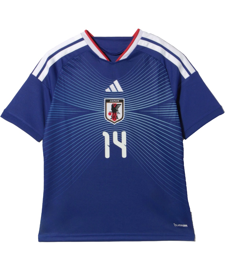 サッカーウェア レプリカシャツ 2026 日本代表ホームレプリカ JR 背
