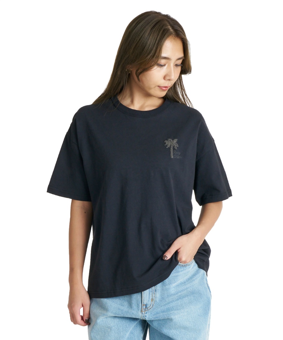 Tシャツ 半袖 C サガラ刺繍ワンポ ルーズ半袖T RST261603Y 【国内正規