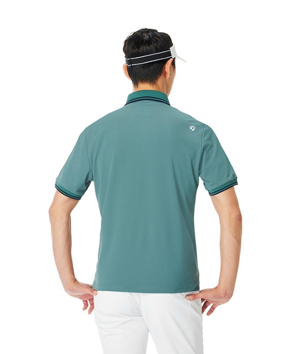 テーラーメイド【 TaylorMade 】ポロシャツ / ターコイズ テーラーメイド(TaylorMade) ゴルフウェア ポロシャツ 半袖 メンズ TM