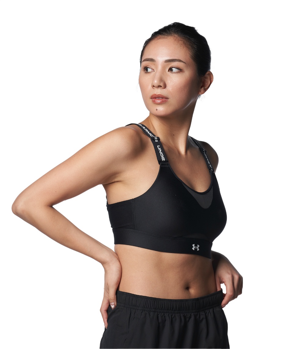 UA スポーツブラ 2着セット 36C(C80) XL相当 ハイサポート アンダーアーマー(UNDER ARMOUR) スポーツブラ ブラトップ UA INFINITY