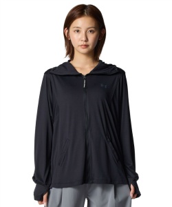 �l���|�C���g870pt 19% OFF�^SALE �y���������z�A���_�[�A�[�}�[(UNDER ARMOUR) �X�E�F�b�g�p�[�J�[ ���f�B�[�X UA UV PROTECTION LONG SLEEVE HOODIE 6012615-001 001 LG