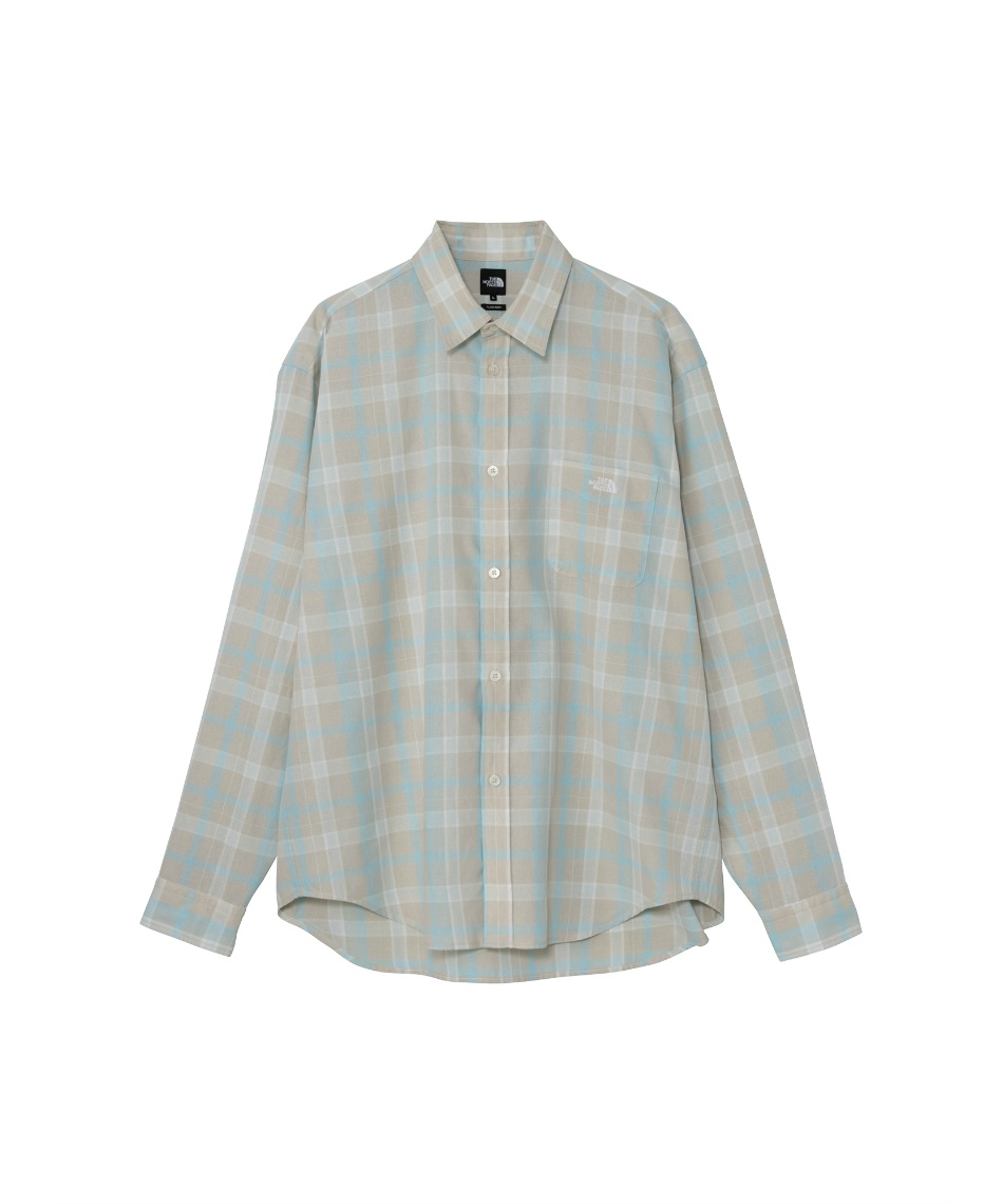 【新品】ノースフェイス　チェックシャツ　長袖　正規品 THE NORTH FACE（ザ ノースフェイス） シャツ 長袖 メンズ フラッシュ